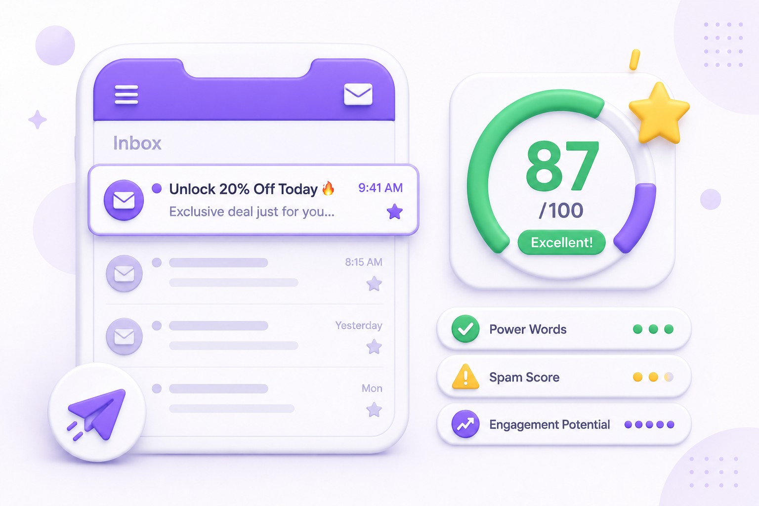 Email Subject Line Tester screenshot