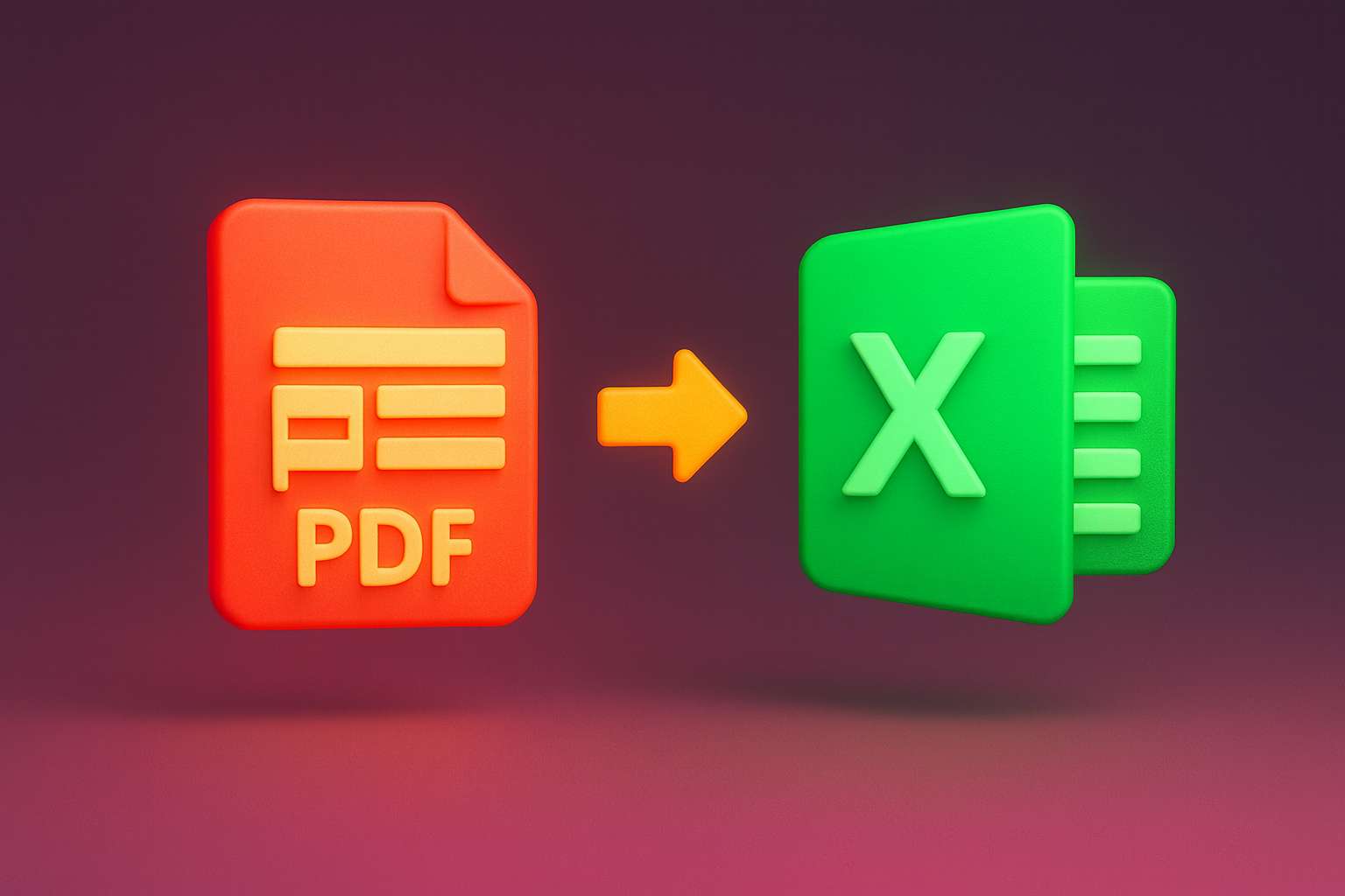 PDF to Excel